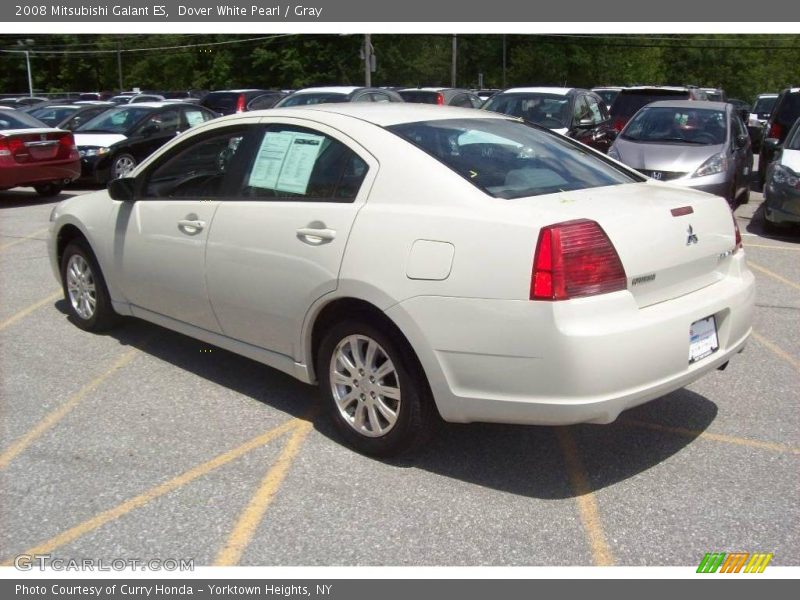 Dover White Pearl / Gray 2008 Mitsubishi Galant ES