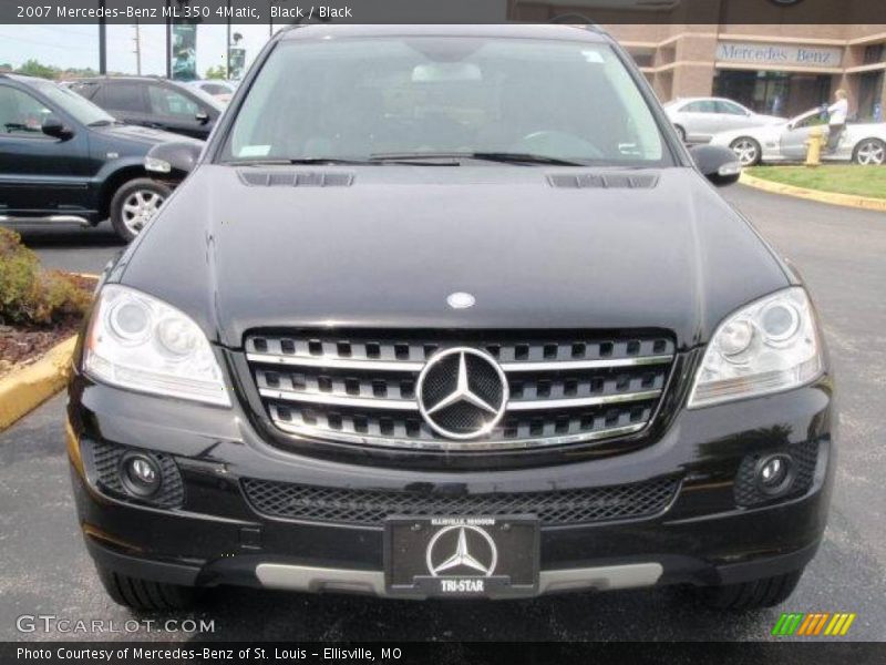 Black / Black 2007 Mercedes-Benz ML 350 4Matic