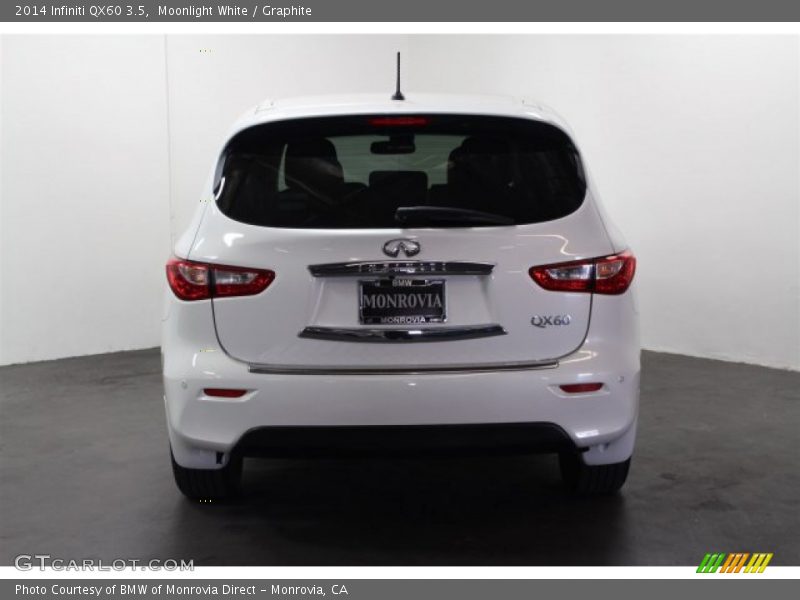 Moonlight White / Graphite 2014 Infiniti QX60 3.5