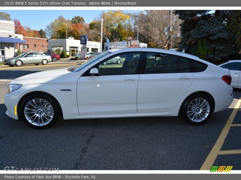 Alpine White / Mocha/Black 2015 BMW 5 Series 535i xDrive Gran Turismo