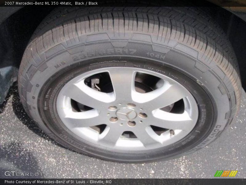 Black / Black 2007 Mercedes-Benz ML 350 4Matic