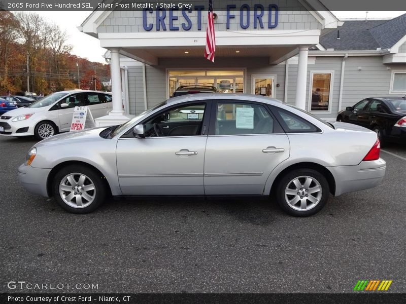 Silver Frost Metallic / Shale Grey 2005 Ford Five Hundred SEL