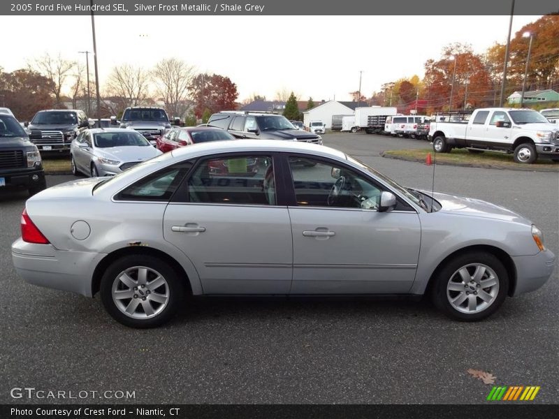 Silver Frost Metallic / Shale Grey 2005 Ford Five Hundred SEL