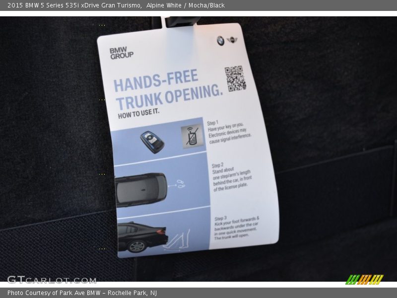 Alpine White / Mocha/Black 2015 BMW 5 Series 535i xDrive Gran Turismo
