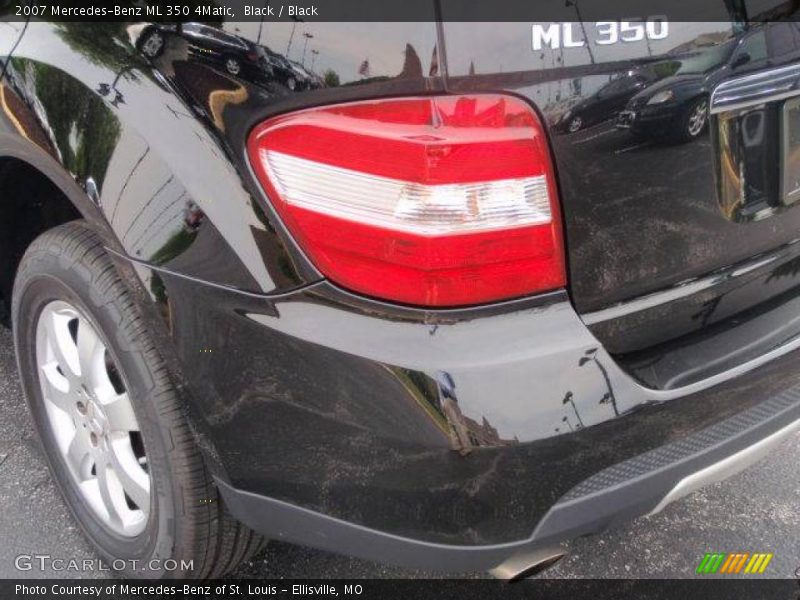 Black / Black 2007 Mercedes-Benz ML 350 4Matic