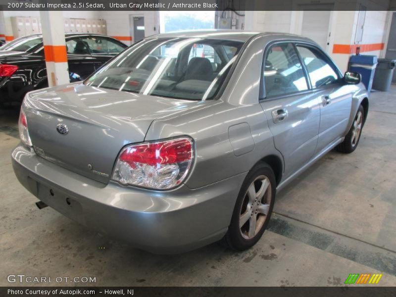 Urban Gray Metallic / Anthracite Black 2007 Subaru Impreza 2.5i Sedan
