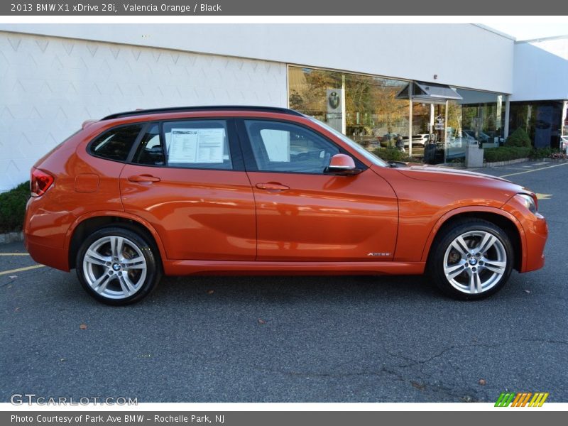 Valencia Orange / Black 2013 BMW X1 xDrive 28i
