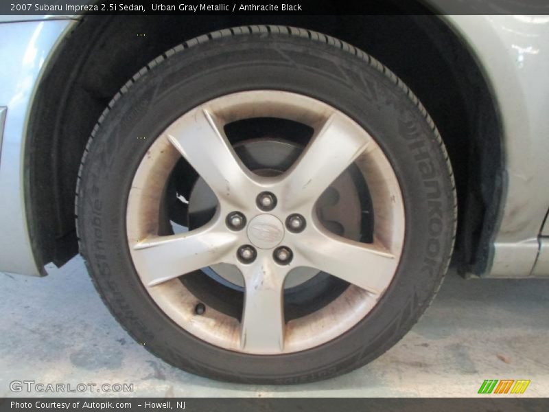 Urban Gray Metallic / Anthracite Black 2007 Subaru Impreza 2.5i Sedan