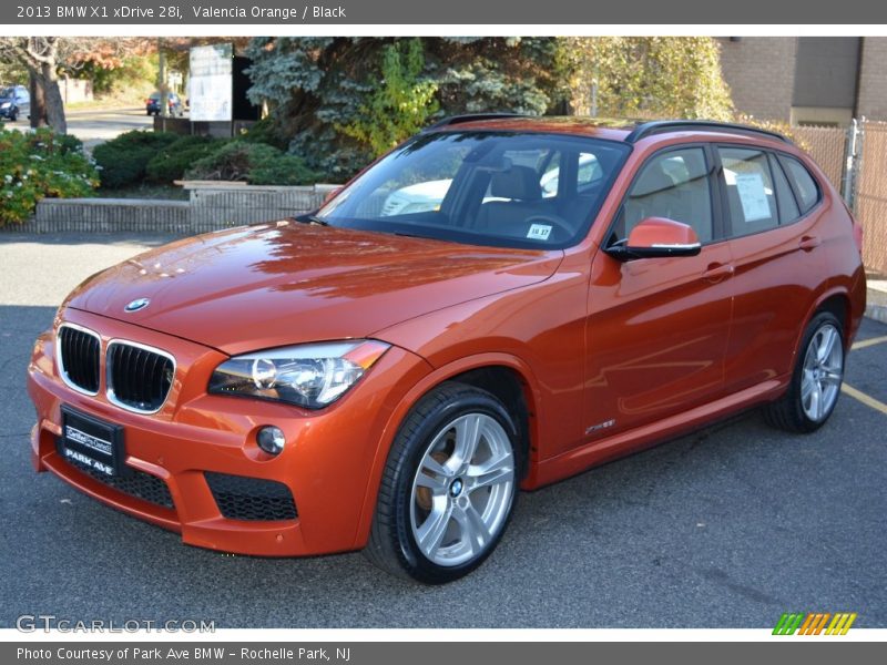 Valencia Orange / Black 2013 BMW X1 xDrive 28i