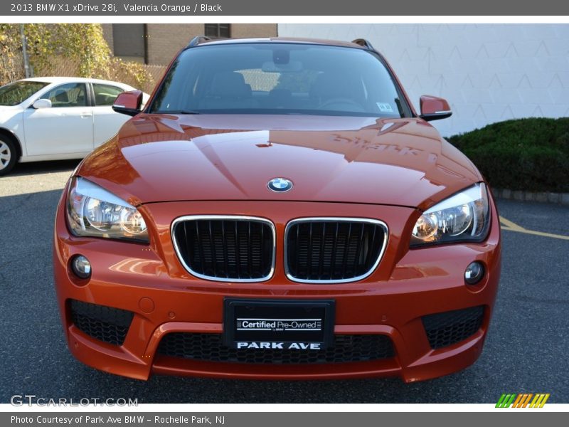 Valencia Orange / Black 2013 BMW X1 xDrive 28i