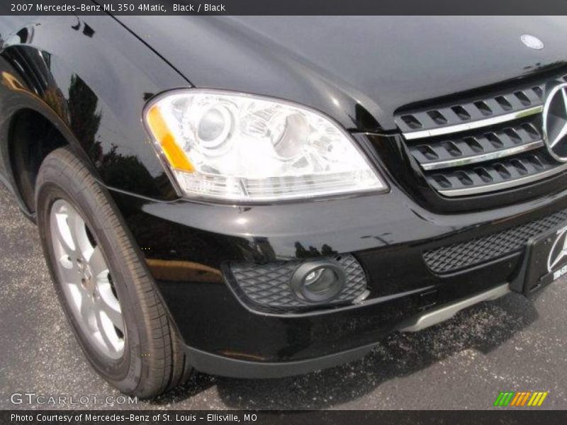 Black / Black 2007 Mercedes-Benz ML 350 4Matic