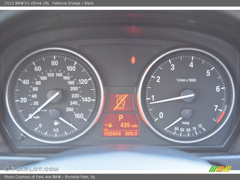 Valencia Orange / Black 2013 BMW X1 xDrive 28i