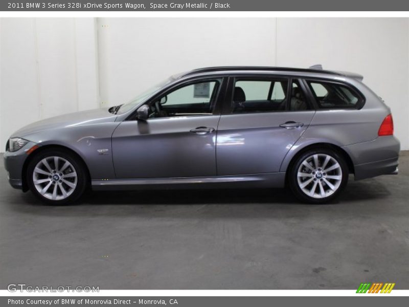 Space Gray Metallic / Black 2011 BMW 3 Series 328i xDrive Sports Wagon