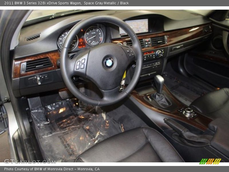 Space Gray Metallic / Black 2011 BMW 3 Series 328i xDrive Sports Wagon