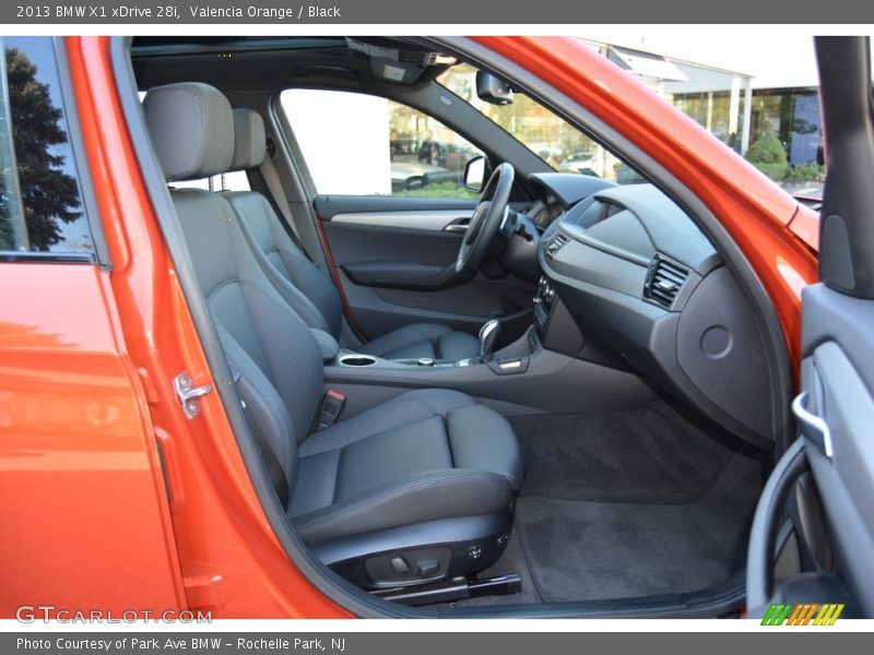 Valencia Orange / Black 2013 BMW X1 xDrive 28i