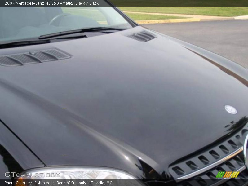 Black / Black 2007 Mercedes-Benz ML 350 4Matic