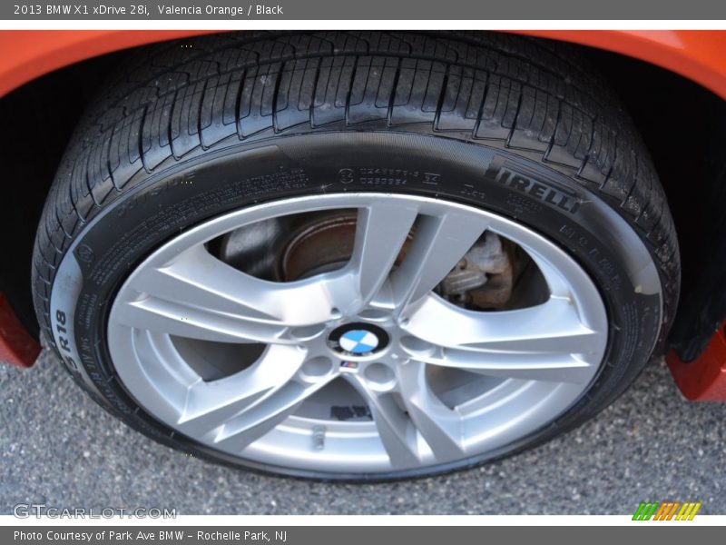 Valencia Orange / Black 2013 BMW X1 xDrive 28i