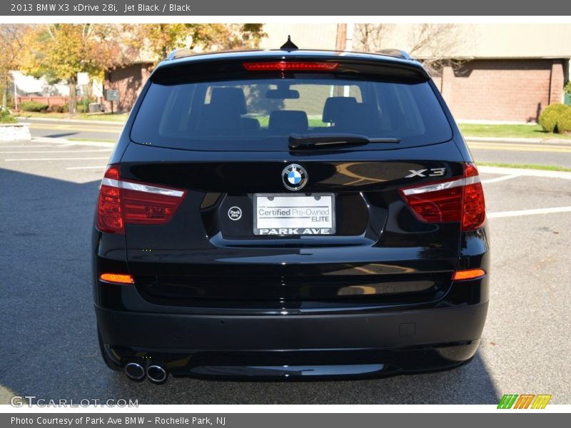 Jet Black / Black 2013 BMW X3 xDrive 28i