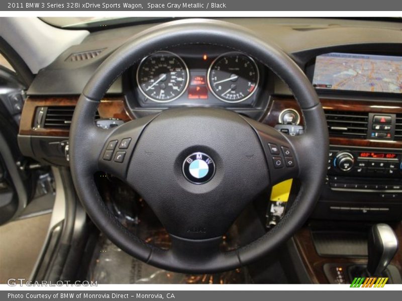 Space Gray Metallic / Black 2011 BMW 3 Series 328i xDrive Sports Wagon