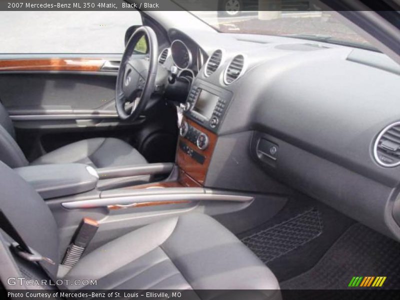 Black / Black 2007 Mercedes-Benz ML 350 4Matic