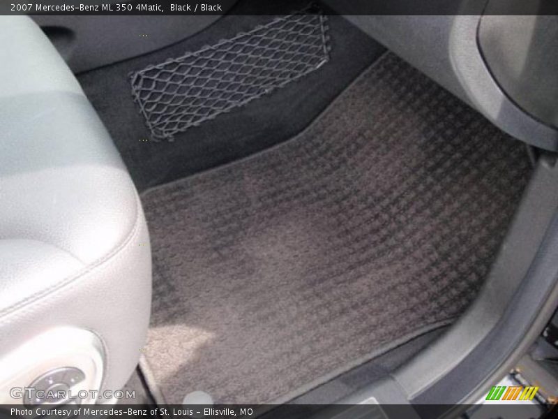 Black / Black 2007 Mercedes-Benz ML 350 4Matic