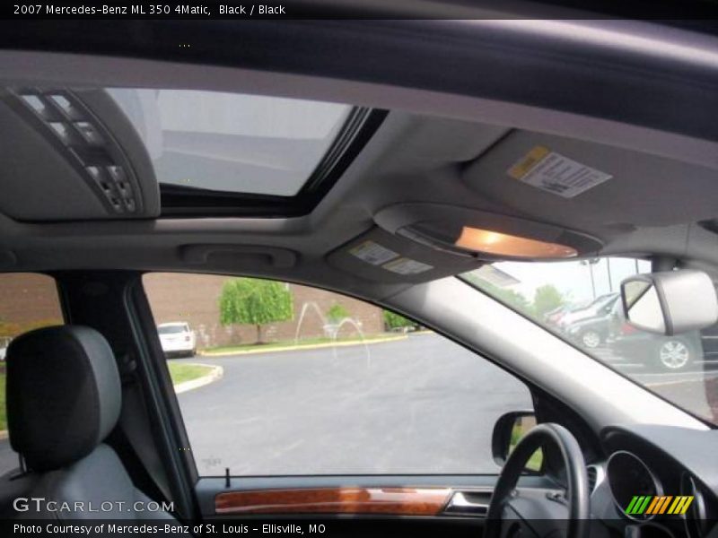 Black / Black 2007 Mercedes-Benz ML 350 4Matic