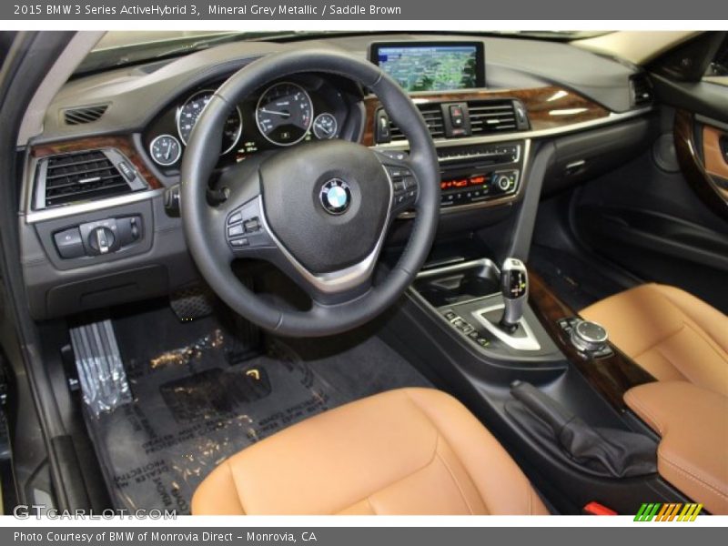 Saddle Brown Interior - 2015 3 Series ActiveHybrid 3 