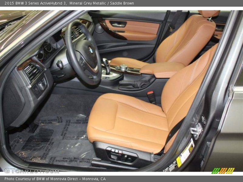 Front Seat of 2015 3 Series ActiveHybrid 3