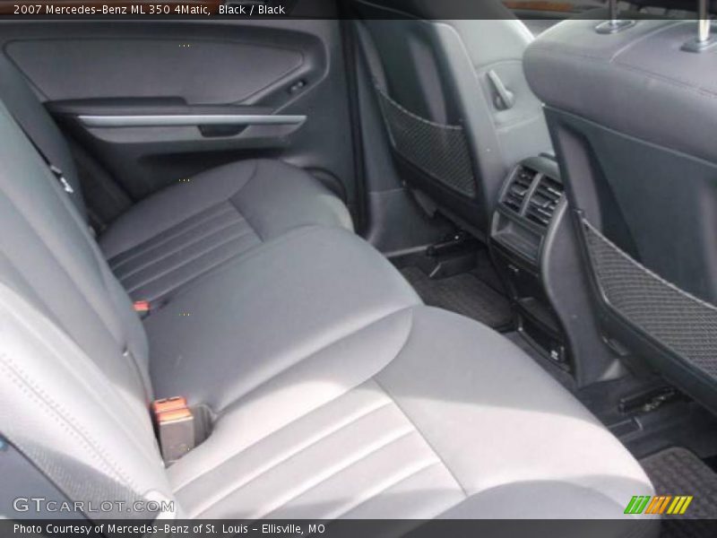 Black / Black 2007 Mercedes-Benz ML 350 4Matic