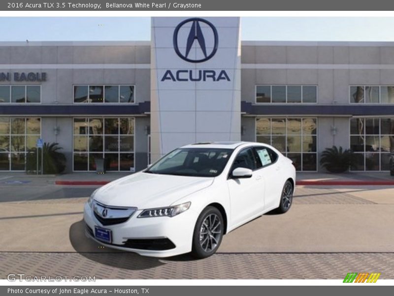 Bellanova White Pearl / Graystone 2016 Acura TLX 3.5 Technology