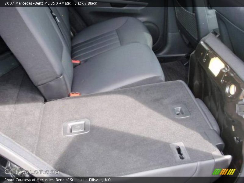 Black / Black 2007 Mercedes-Benz ML 350 4Matic