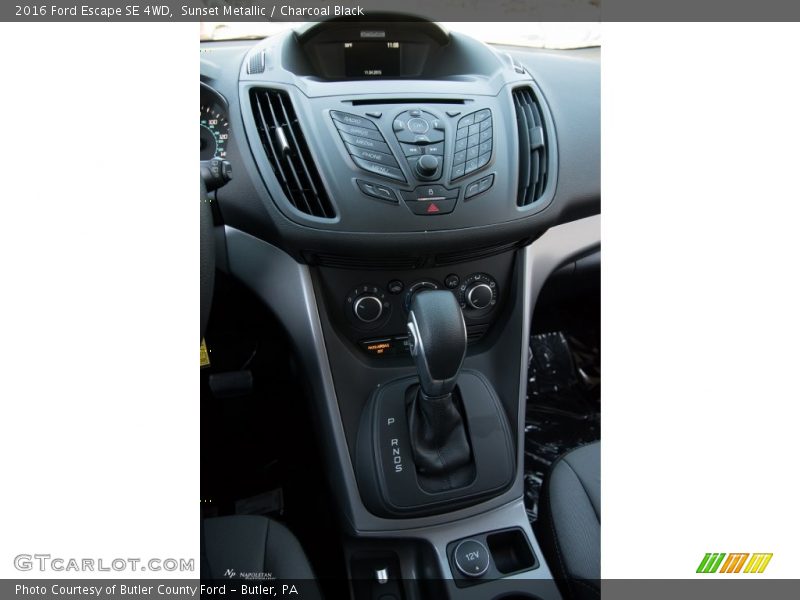 Sunset Metallic / Charcoal Black 2016 Ford Escape SE 4WD