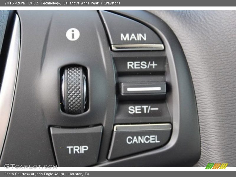 Bellanova White Pearl / Graystone 2016 Acura TLX 3.5 Technology