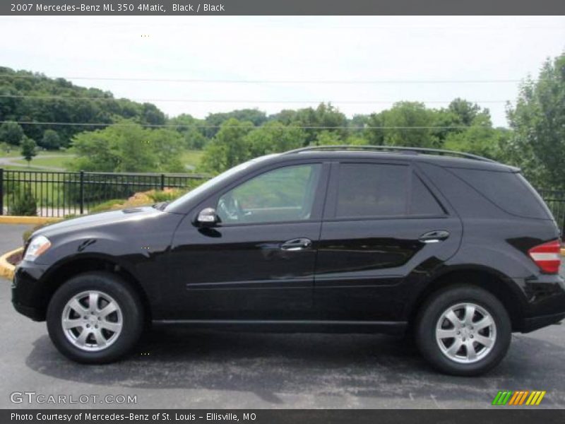 Black / Black 2007 Mercedes-Benz ML 350 4Matic