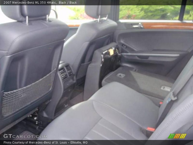 Black / Black 2007 Mercedes-Benz ML 350 4Matic
