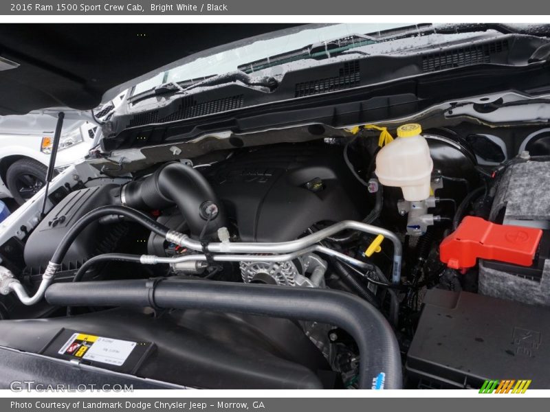 Bright White / Black 2016 Ram 1500 Sport Crew Cab