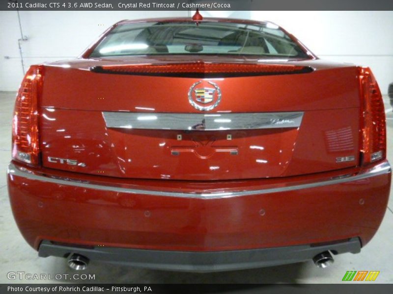 Crystal Red Tintcoat / Cashmere/Cocoa 2011 Cadillac CTS 4 3.6 AWD Sedan