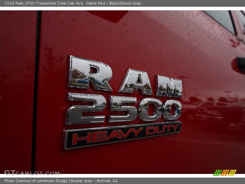 Flame Red / Black/Diesel Gray 2016 Ram 2500 Tradesman Crew Cab 4x4
