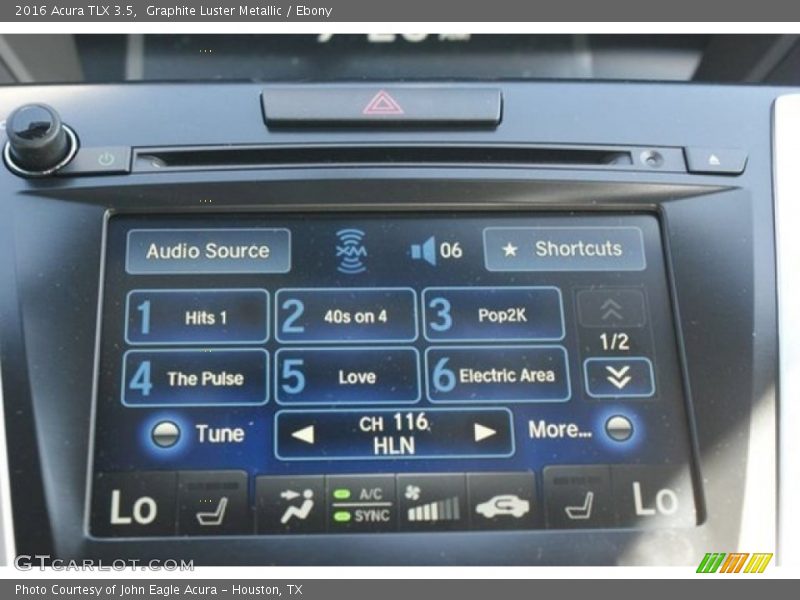 Graphite Luster Metallic / Ebony 2016 Acura TLX 3.5
