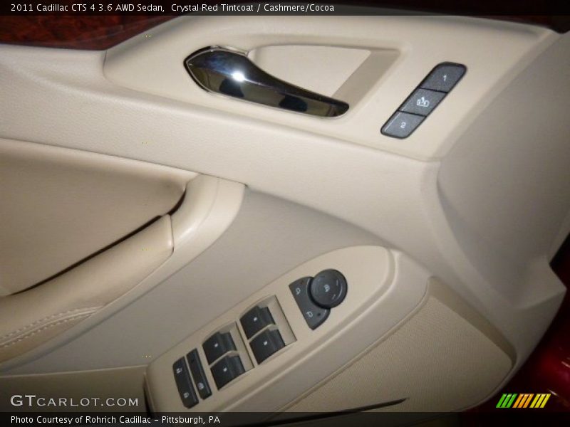 Crystal Red Tintcoat / Cashmere/Cocoa 2011 Cadillac CTS 4 3.6 AWD Sedan
