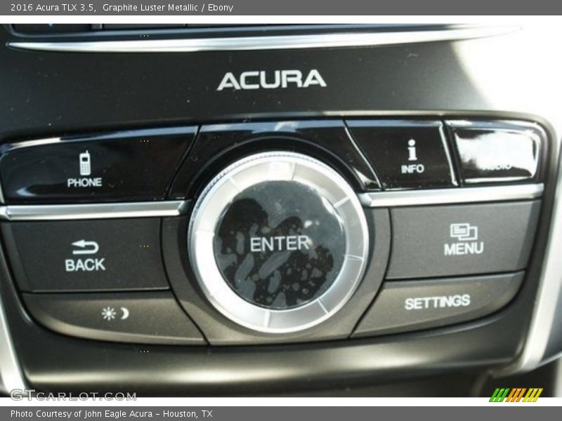 Graphite Luster Metallic / Ebony 2016 Acura TLX 3.5