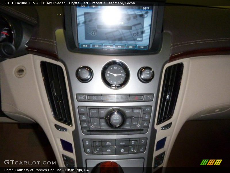 Crystal Red Tintcoat / Cashmere/Cocoa 2011 Cadillac CTS 4 3.6 AWD Sedan