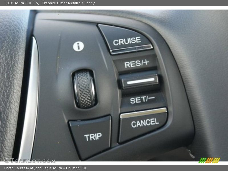Graphite Luster Metallic / Ebony 2016 Acura TLX 3.5