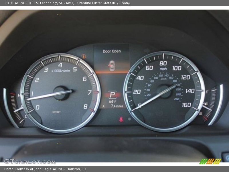 Graphite Luster Metallic / Ebony 2016 Acura TLX 3.5 Technology SH-AWD