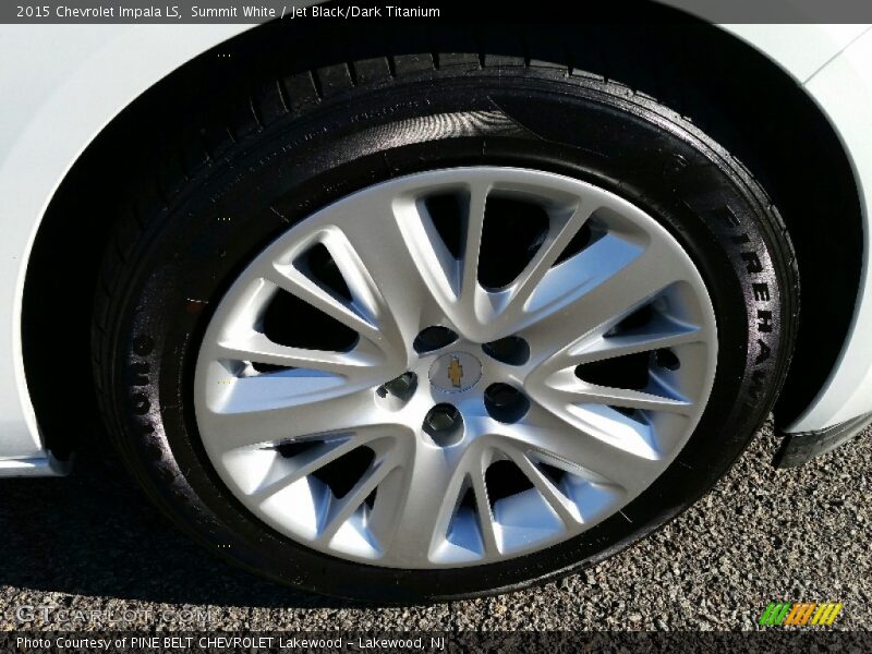 Summit White / Jet Black/Dark Titanium 2015 Chevrolet Impala LS