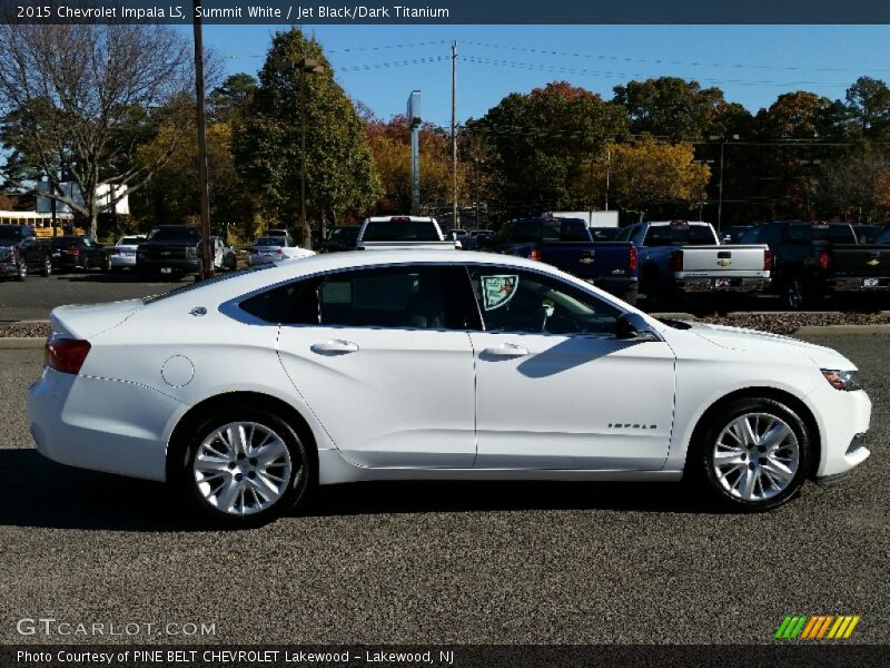 Summit White / Jet Black/Dark Titanium 2015 Chevrolet Impala LS