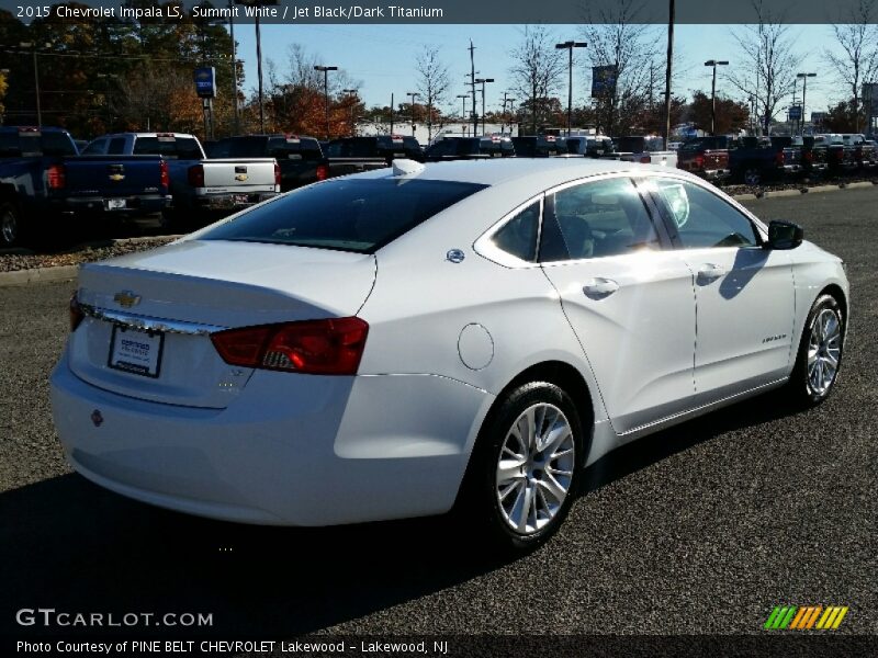 Summit White / Jet Black/Dark Titanium 2015 Chevrolet Impala LS
