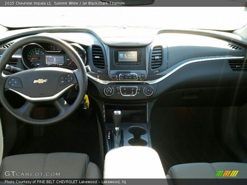 Summit White / Jet Black/Dark Titanium 2015 Chevrolet Impala LS