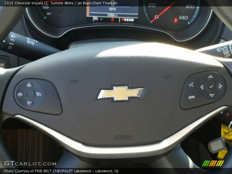 Summit White / Jet Black/Dark Titanium 2015 Chevrolet Impala LS