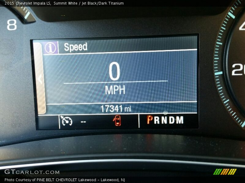 Summit White / Jet Black/Dark Titanium 2015 Chevrolet Impala LS